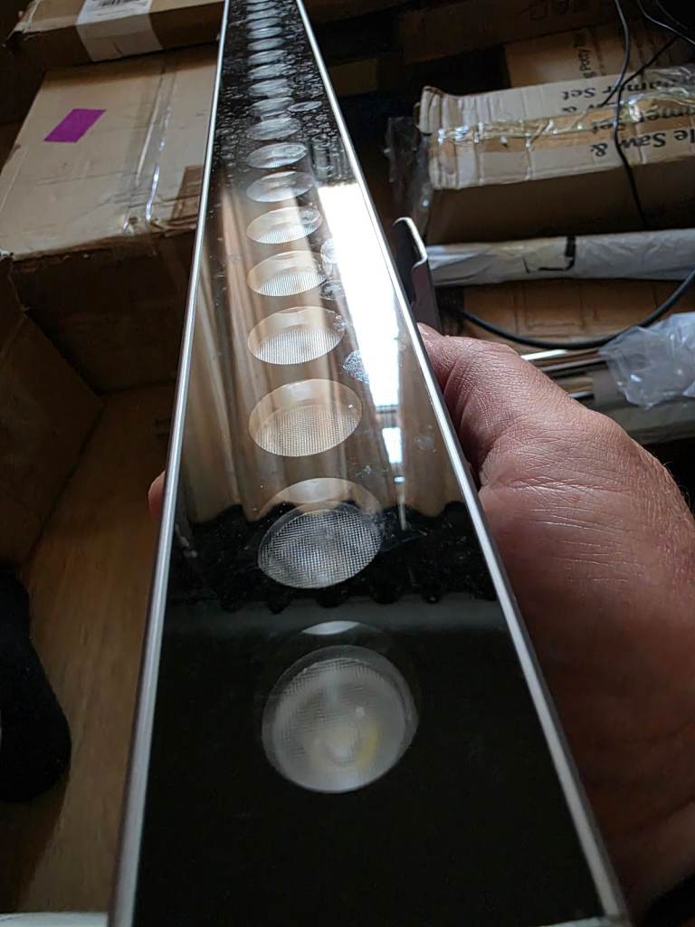 Yasotek LED Wall Washer Light 144W RGBW+5000K Landscape Linear Wall Wash Light Bar, Lighting