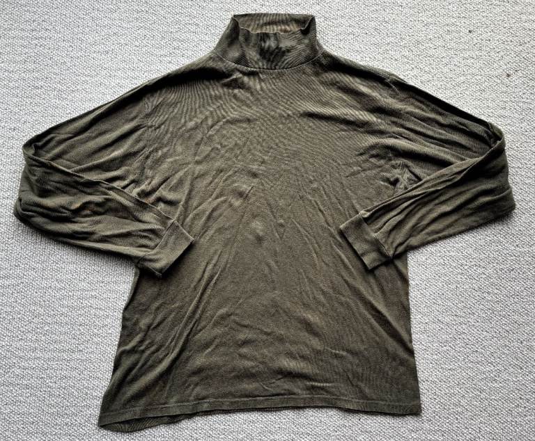 PILOT'S THERMAL SHIRT ARMY RAF ROYAL NAVY TOP ROLL NECK LARGE MILITARY CADET AIRSOFT CAMPING CARP GC