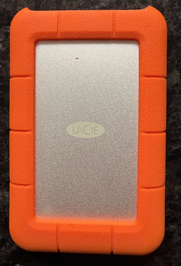 LaCie Rugged USB-C 2TB — shock‑resistant, USB‑C Portable External Hard