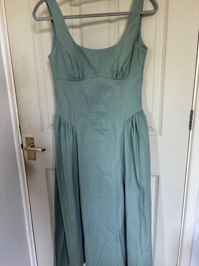 Anthropologie Sage Green Wedding Guest Dress BNWT