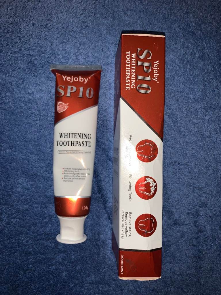 New Sealed Yejoby SP10 Stain Remover Whitening Toothpaste 120g IP1