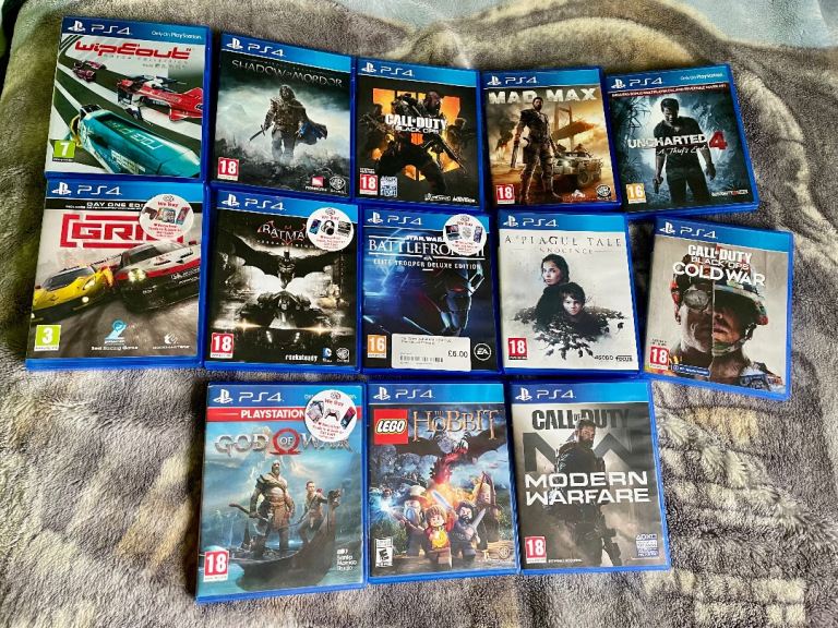PS4 various games - cod lego etc