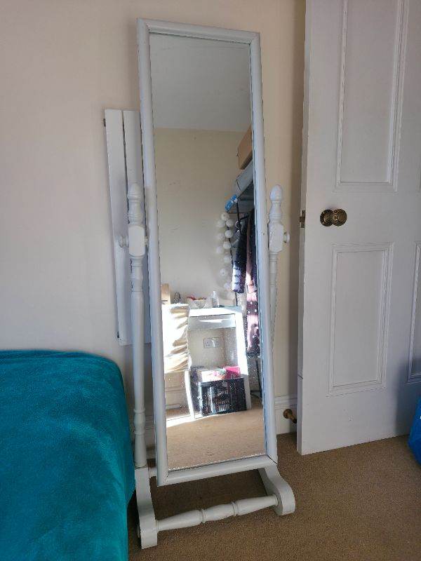 Beautiful Vintage Long Standing Mirror 