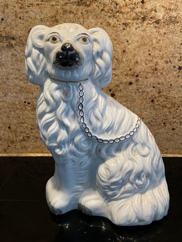 Ceramic Staffordshire Spaniel dog