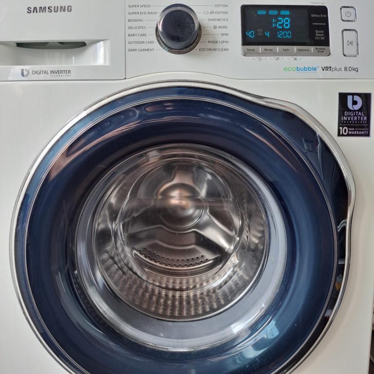 Samsung Eco Bubble VRT Plus 8kg Washing Machine – Spares or Repair