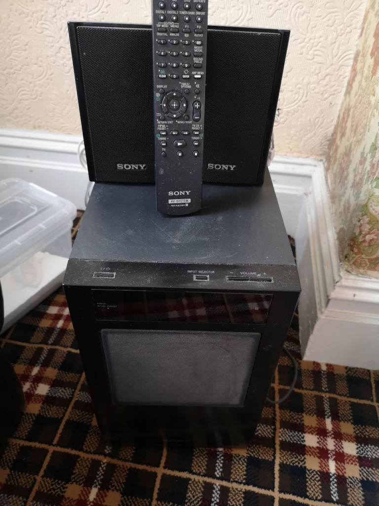 SONY SOUNDBAR/SA-WFS3/2.1 CH/SPEAKERS/AMPLIFIER/BUILT IN SUBWOOFER/OPTICAL/RADIO/300W.