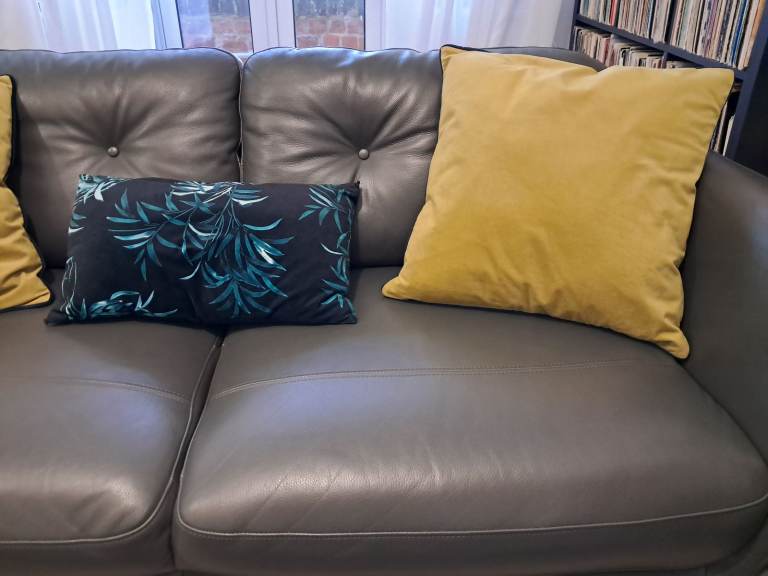 John Lewis Arlo Medium Arthricte 2 Seater Leather Sofa