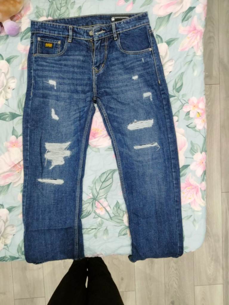 G-Star RAW Distressed Jeans W32 - Premium Italian Fabric