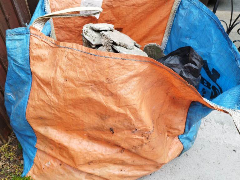 Half Jumbo Builder's Bag of Hardcore Rubble Fill