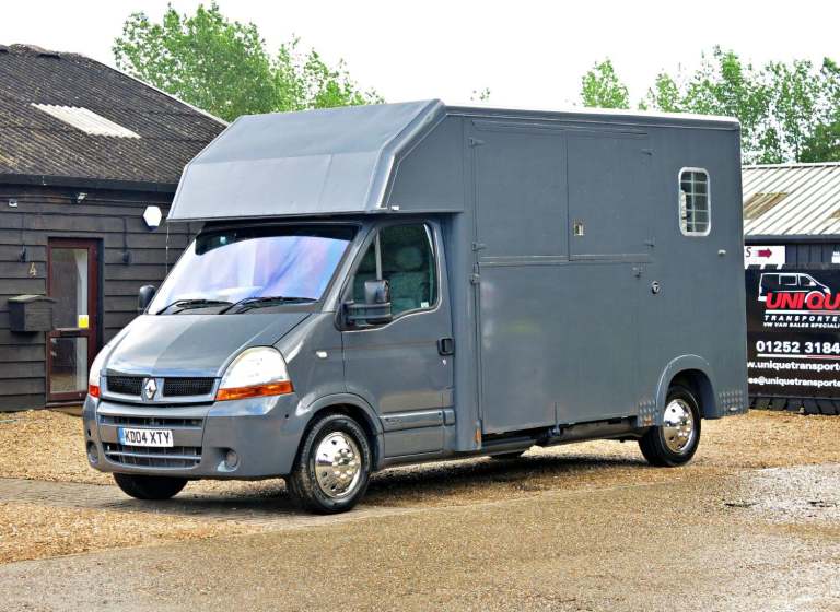 RENAULT MASTER 2.5 TD dCi 3.5TON HORSE BOX Grey Manual Diesel 2004