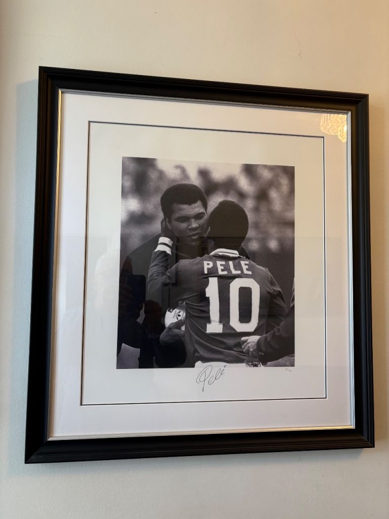 Muhammad Ali & Pelé Signed Photograph - Limited Edition