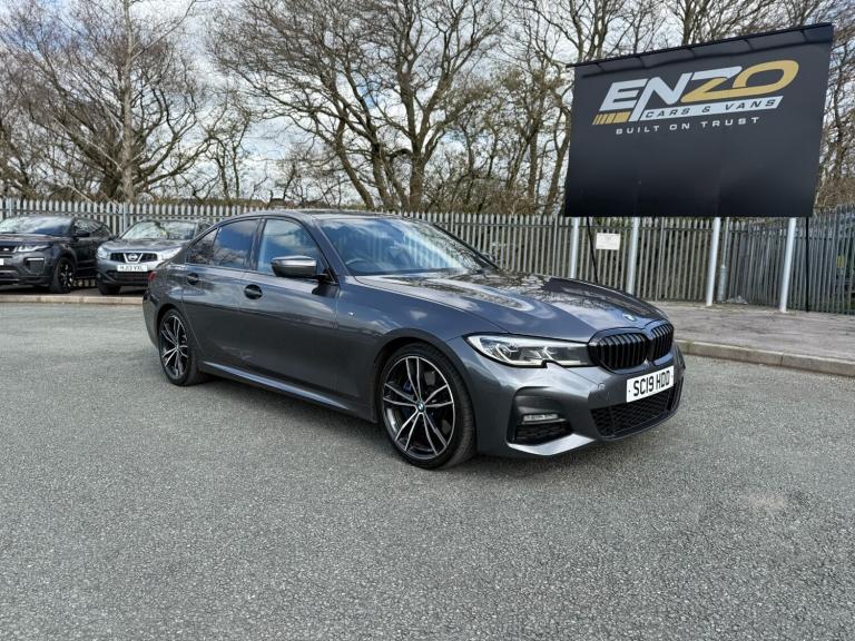 2019 19 REG BMW 330i M SPORT 2.0 PETROL GREY 5 DOOR SALOON ULEZ COMPLIANT
