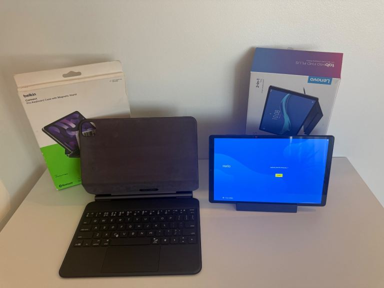 Lenovo Tab M10 FHD Plus LTE 128GB + NEW Belkin Bluetooth Keyboard - Bun