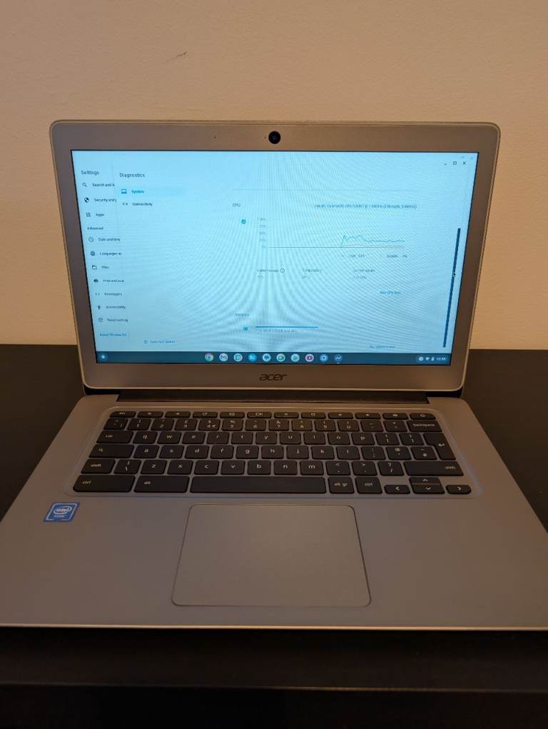 Acer Chromebook Laptop - Silver, Good Condition