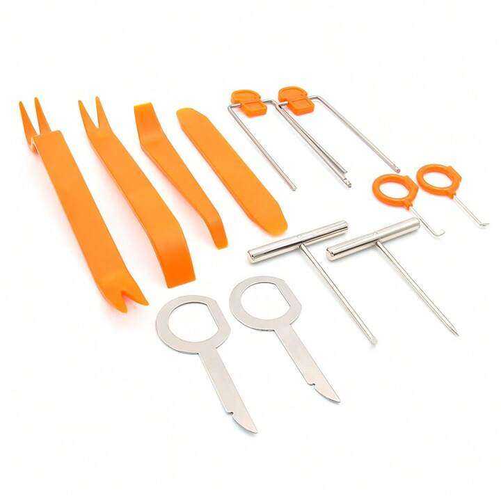 12PCS Car Door Trim Panel Dash Stereo Radio Installer Removal Pry Tools Plastic
