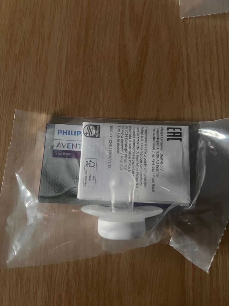 Phillips Avent Ultra Start Baby Soother X3