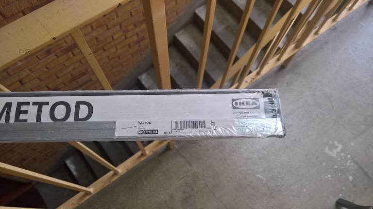 New Ikea Method Kitchen Cabinets Suspension rail galvanised 200 cm,