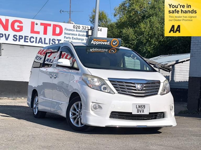 2010 Toyota Alphard 2.4 Petrol Automatic 5dr 7 Seats ULEZ Compliant MPV Petrol Automatic
