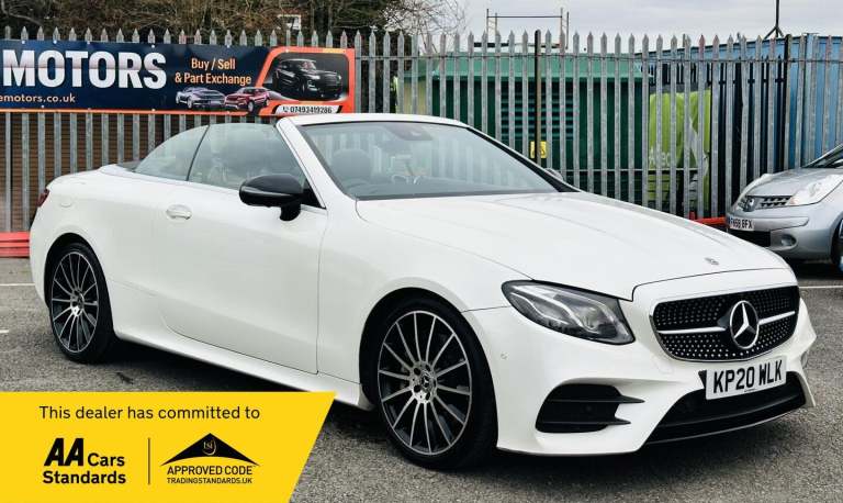 2020 Mercedes-Benz E Class E300 AMG Line Night Ed Premium Plus 2dr 9G-Tronic CONVERTIBLE PETROL A...