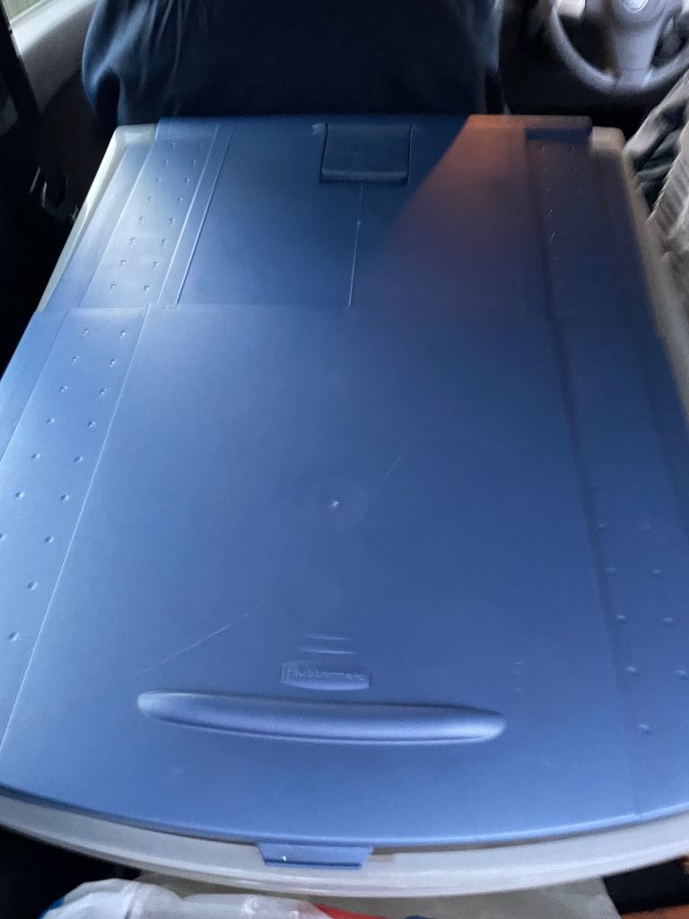 Underbed storage plastic box