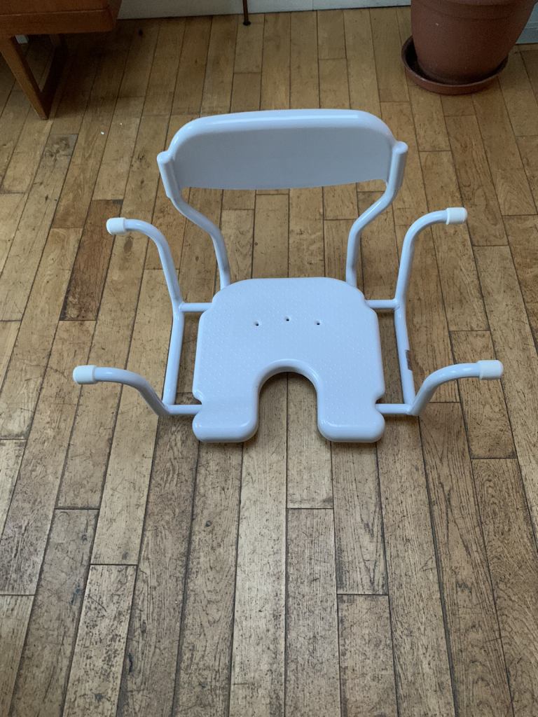 Over Bath Seat chair wash down slatted disability showering aid