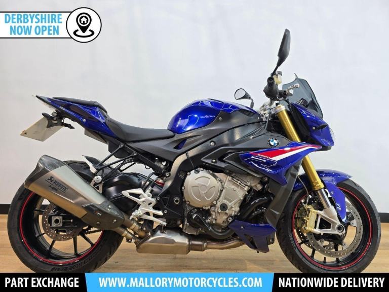 BMW S1000R Sport Blue 2020 - Akrapovic Exhaust, ABS, Quick Shift, Cruise Control