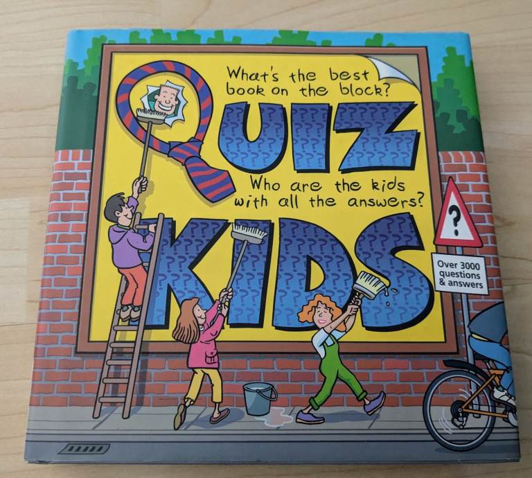 Vintage Quiz Kids Hardback Book (Over 3000 Questions!)