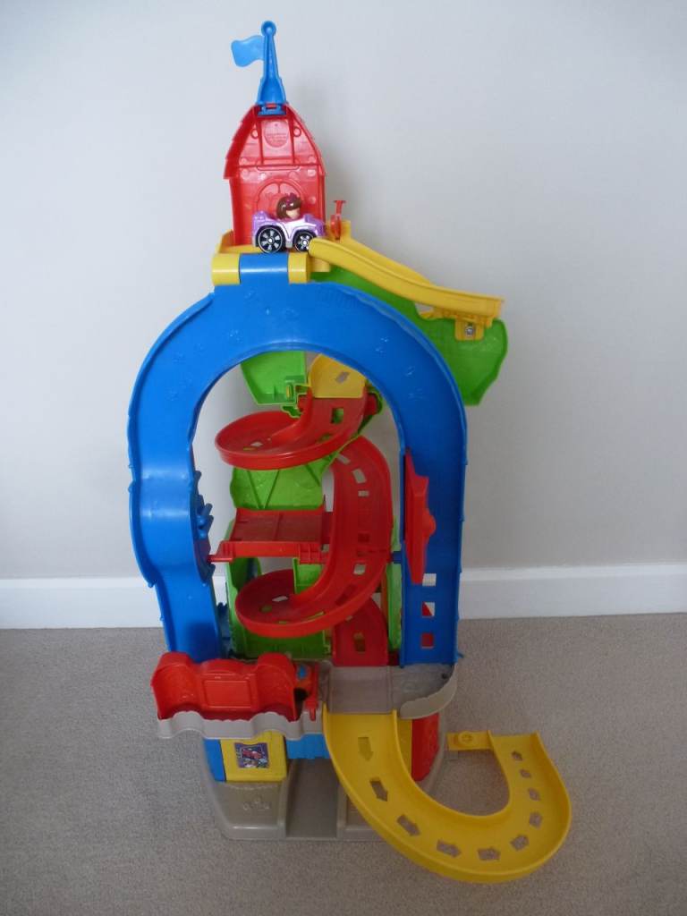 Large Kids Toy Car Track Tower - Multicoloured, Good Condition