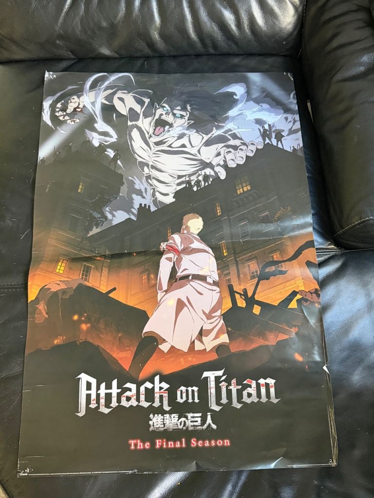 Attack on Titan Final Season Poster – Great Condition