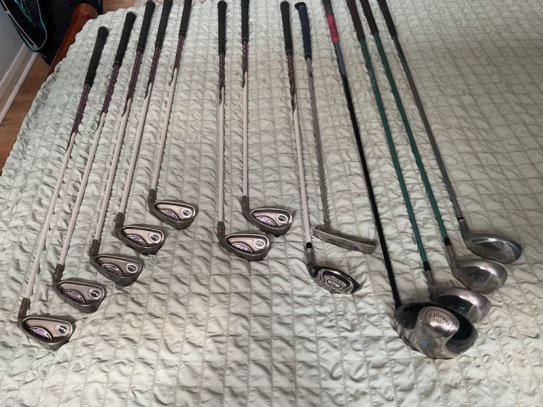 Full Set of Golf Clubs with Bag – Good Condition