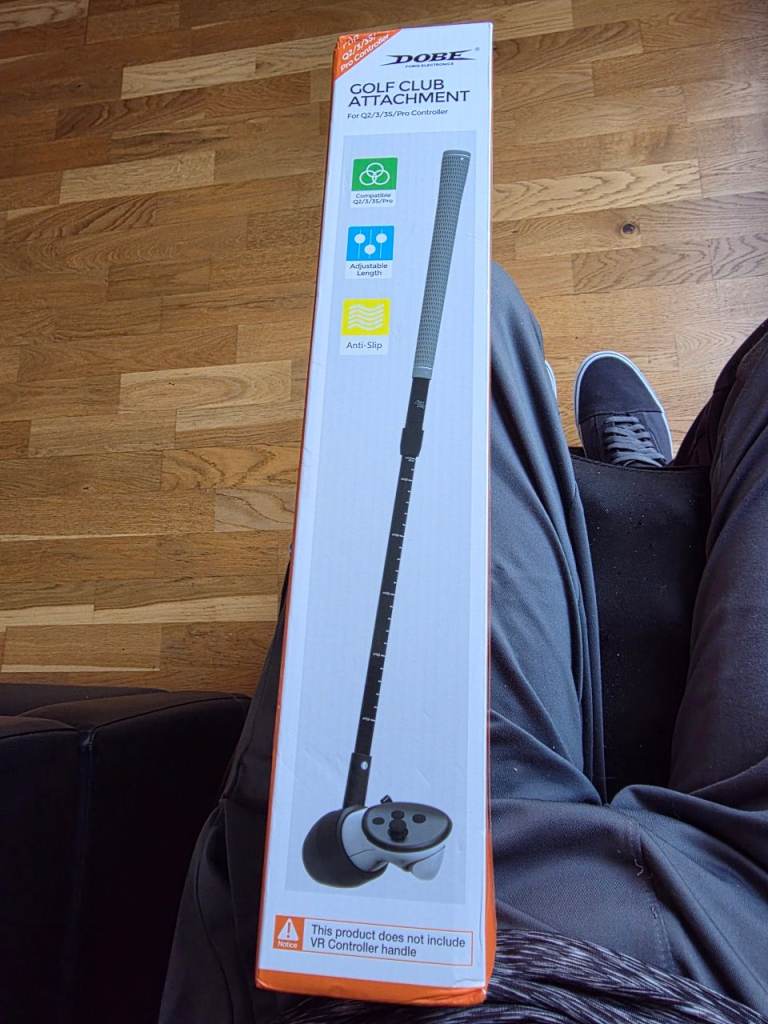 DOBE Golf Club Attachment for VR Controller 