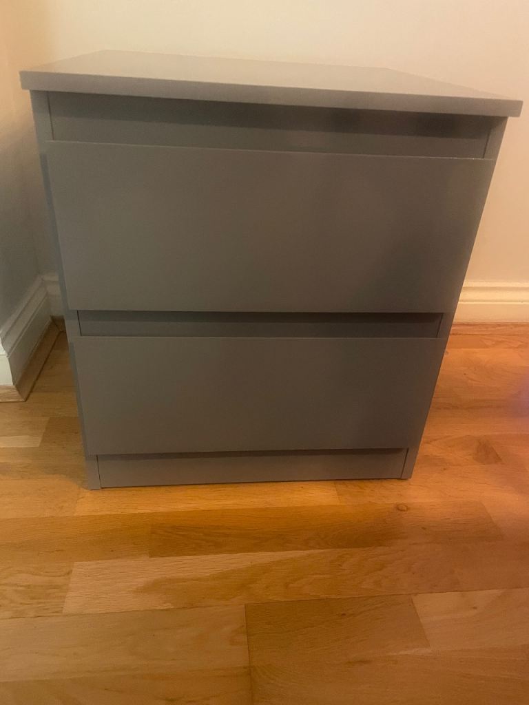 Bedside cupboard with 2 drawers 