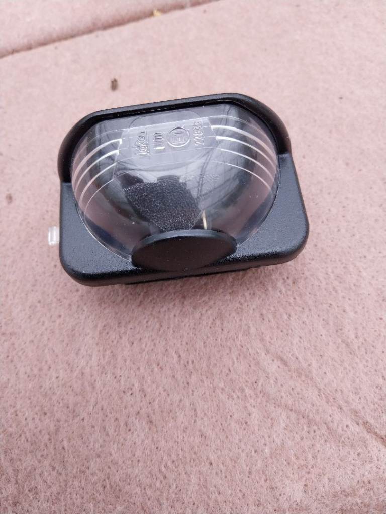 Caravan number plate light 