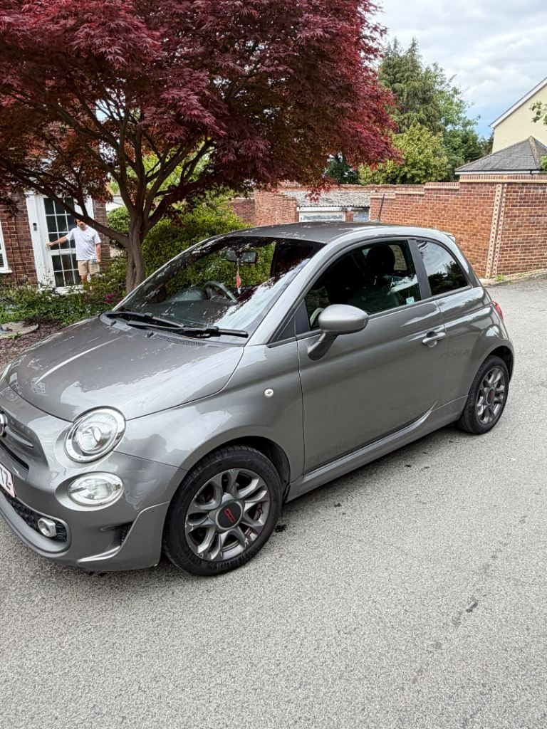 Grey Fiat 500 s manual 