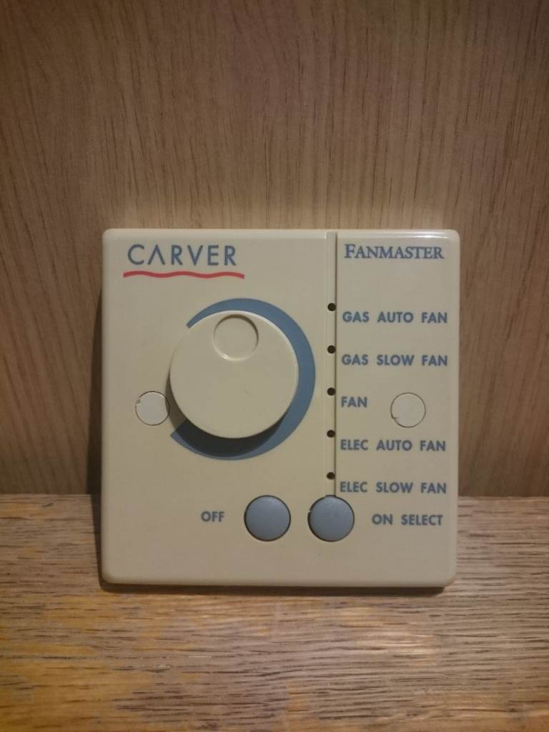 Carver Fanmaster 12V Fan Speed switch Motorhome Caravan part