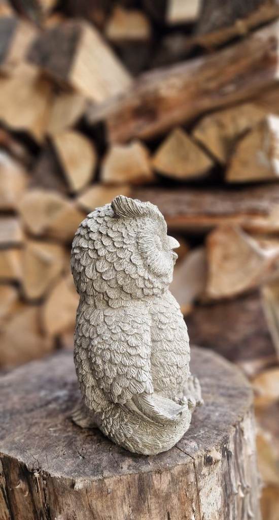 Owl stone statue,garden ornament