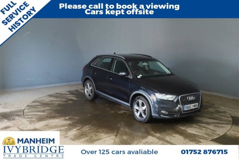 2013 63 AUDI Q3 2.0 TDI SE SUV 5DR DIESEL MANUAL QUATTRO EURO 5 (S/S) (140 PS) D