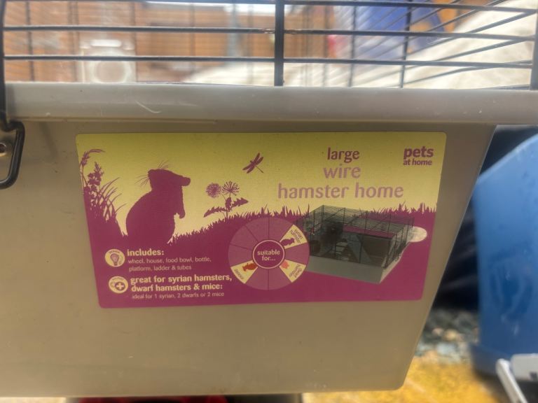 Large hamster cage