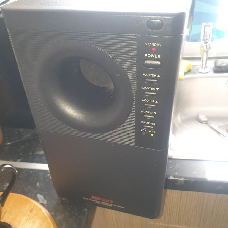 Mercury Home Theater Surround Sound Sub-Woofer Model: HT 5800 R, Good Condition, Working Fine .