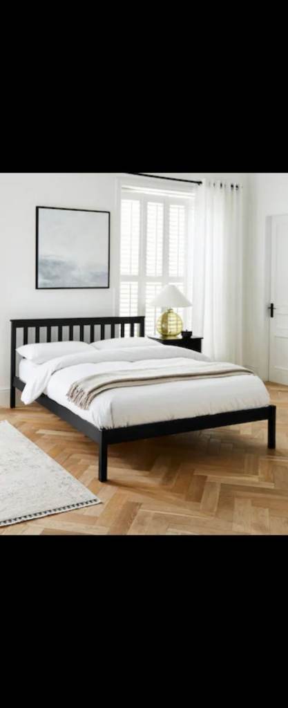 Bosworth double bed black frame brand new