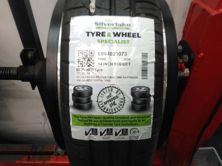 175 65 R14 82h Kpatos Fm601 5mm Partworn Pressurte Tested Tyre