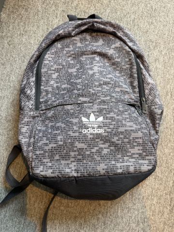 adidas essential backpack grey Linear Mini Small Travel Bag modern style. adidas essential backpack grey O'Neill