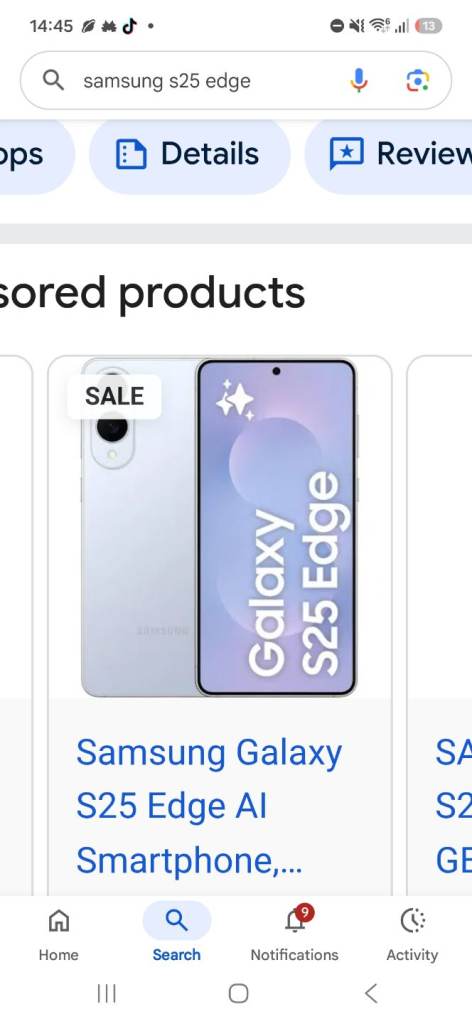 Samsung s25 edge (swap only)