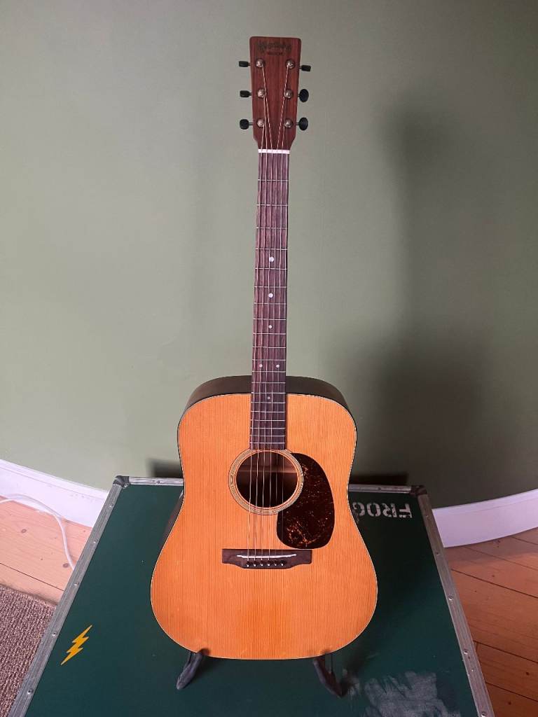 Martin D-18 Acoustic Guitar – Good Condition