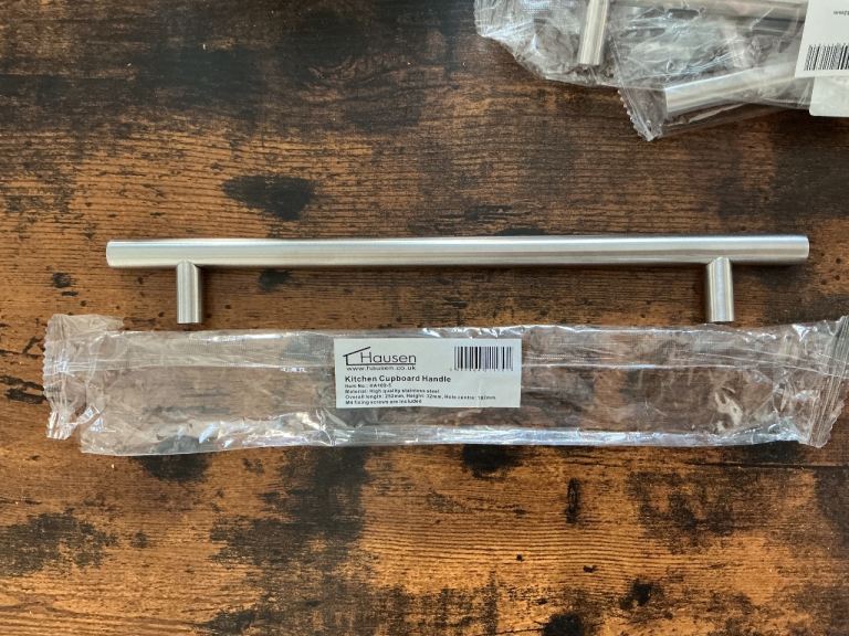 Kitchen/ bedroom door handles stainless steel