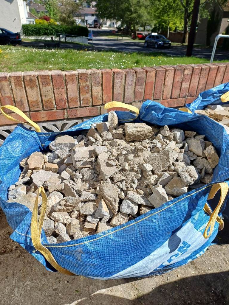 Free concrete rubble