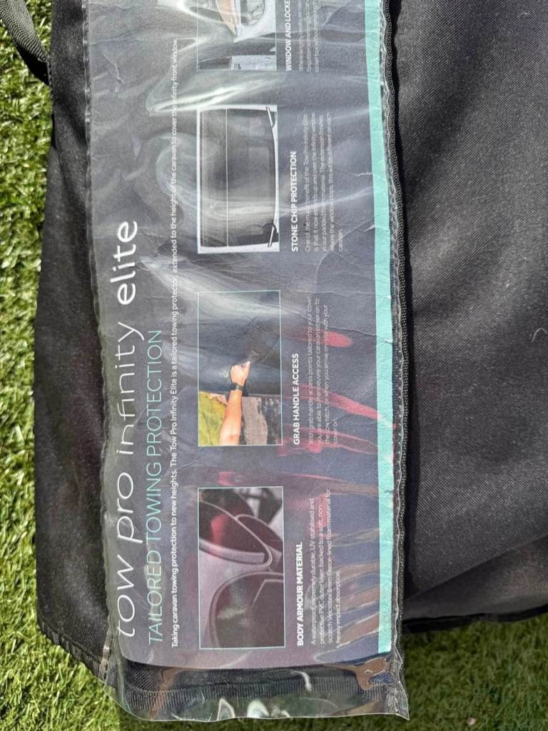 Tow pro infinity elite for Coachman Acadia 2024 575 caravan towing cover - specialised covers.