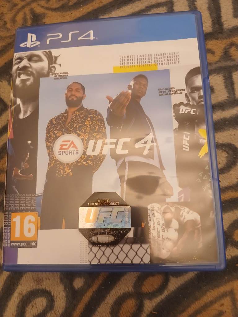 UFC 4 PS4 Game - Good Condition, Ready to Play