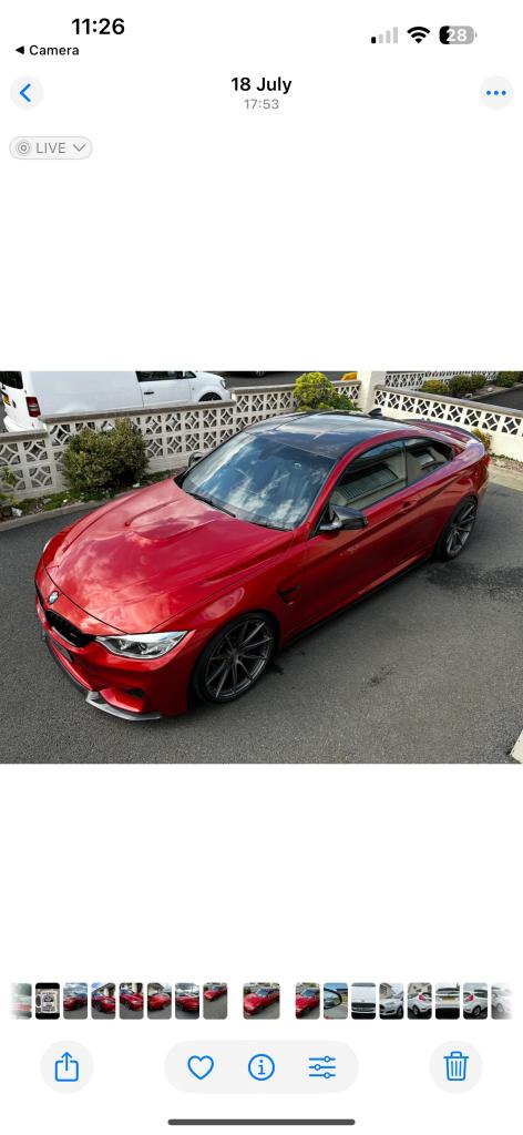 2015 BMW M4 M4 2dr DCT COUPE Petrol Semi Automatic