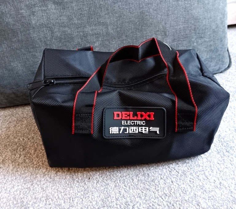  Heavy Duty Tool Bag 24cm Oxford Cloth Electrician DIY Storage Compact Handbag